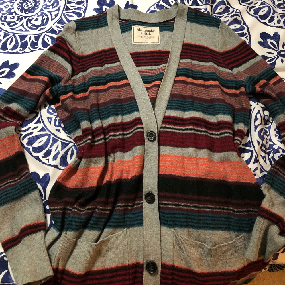 Stripped Cardigan
